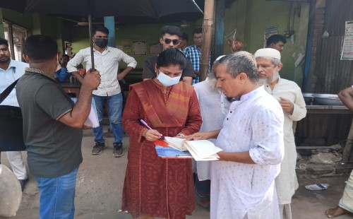 রায়পুরায় যানজট নিরসনে ভ্রাম্যমাণ আদালত, ১০ জনকে জরিমানা